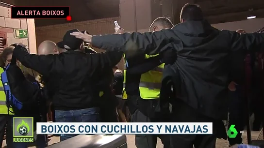 Burtal pelea entre ultras del Rayo y del Barça en Vallecas Burtal pelea entre ultras del Rayo y del Barça en Vallecas