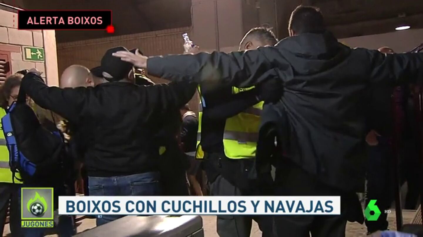 Burtal pelea entre ultras del Rayo y del Bar&ccedil;a en Vallecas