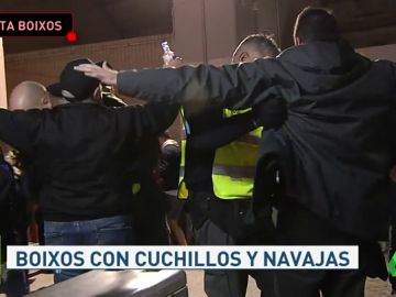 Burtal pelea entre ultras del Rayo y del Barça en Vallecas