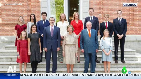La fotografía de la Familia Real La fotografía de la Familia Real