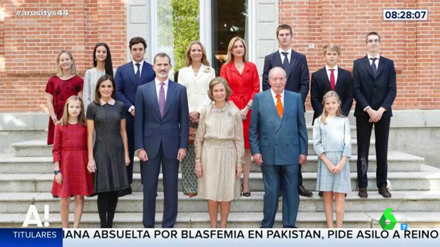 La fotografía de la Familia Real La fotografía de la Familia Real