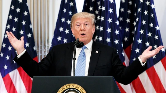 Donald Trump en un acto electoral Donald Trump en un acto electoral