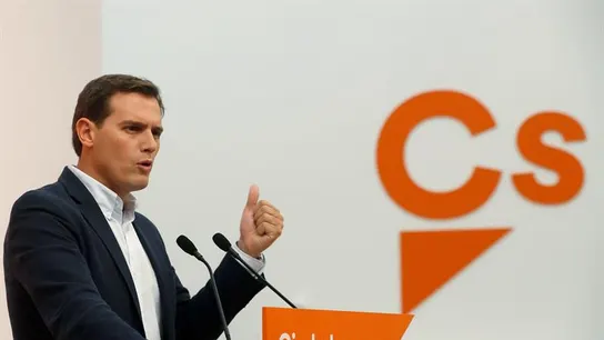 El líder de Ciudadanos, Albert Rivera El líder de Ciudadanos, Albert Rivera, en rueda de prensa