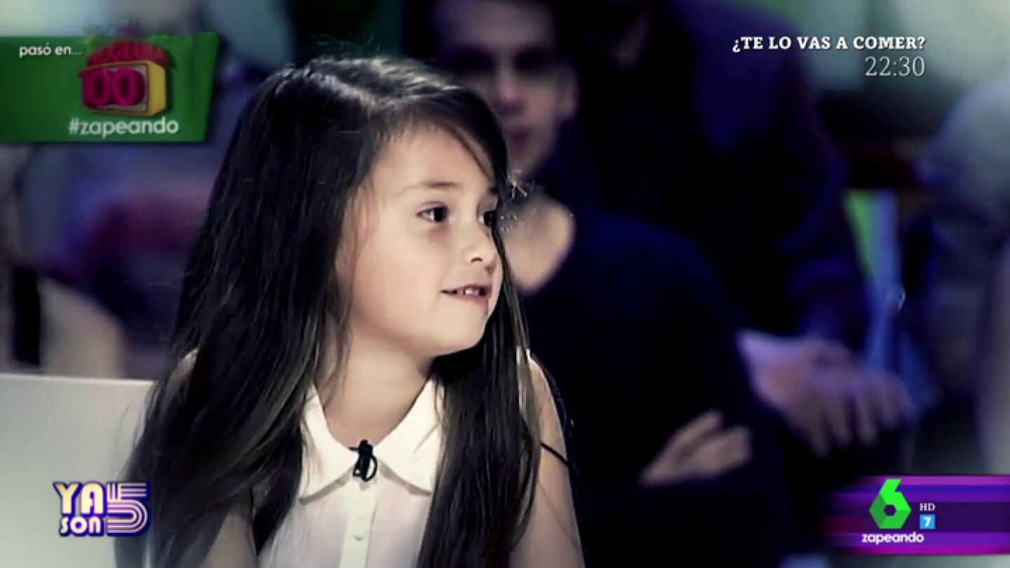 La ni&ntilde;a que imit&oacute; a Cristina Pedroche