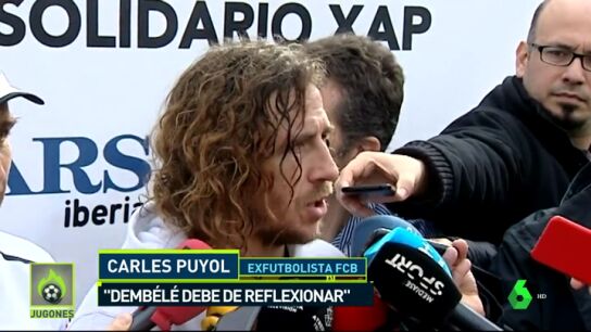 Puyol habl&oacute; del caso Demb&eacute;l&eacute; y le dio un consejo