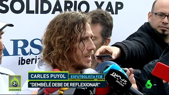 Puyol habló sobre el 'caso' Dembélé y le dio un consejo Puyol habló sobre el 'caso' Dembélé y le dio un consejo