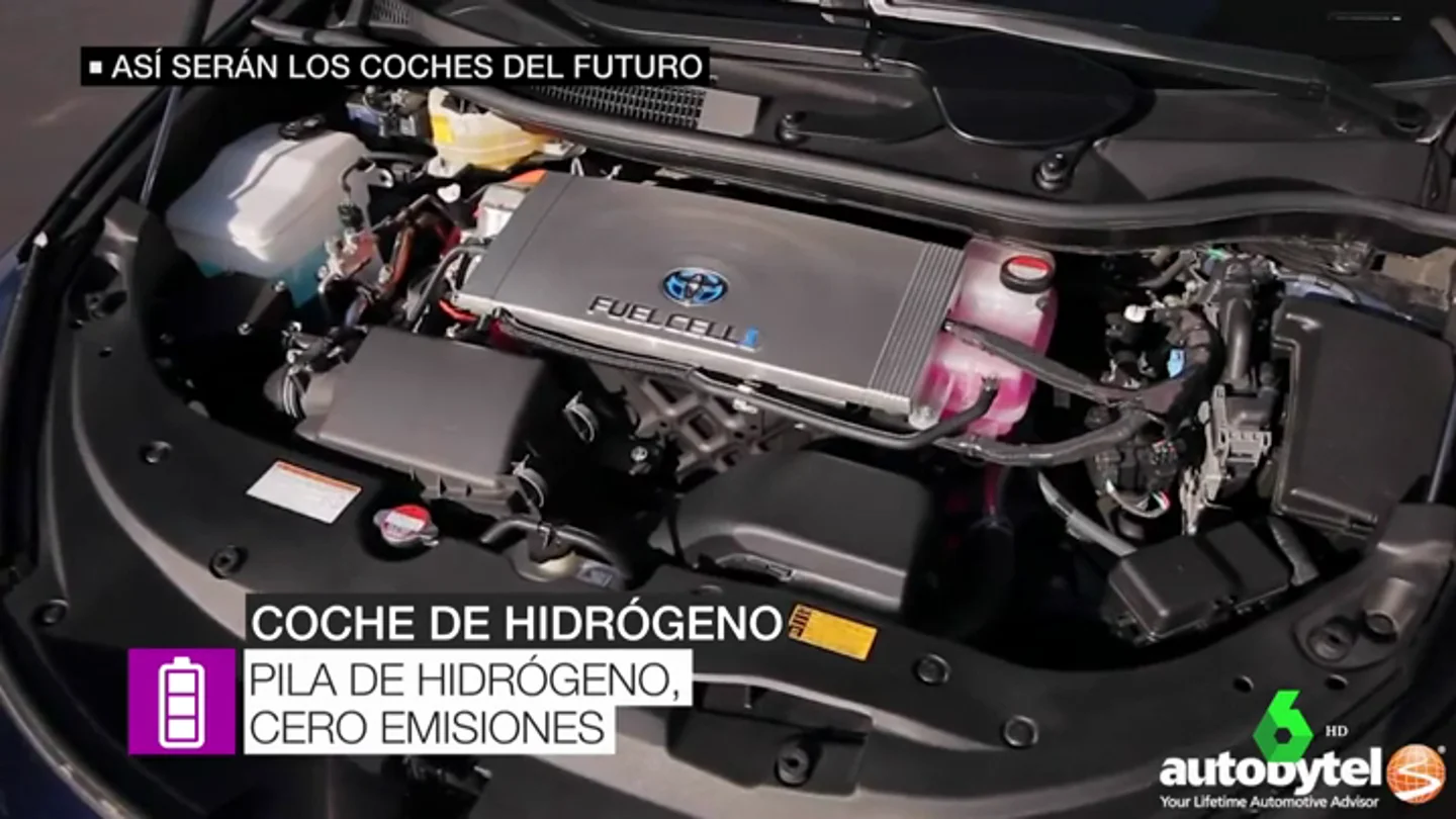 Motor de un coche de hidrógeno Motor de un coche de hidrógeno