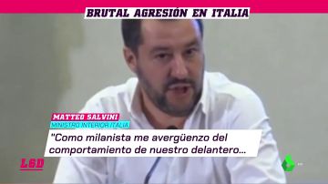Matteo Salvini critica la actitud de Higuaín contra la Juventus: "Estuvo indigno"