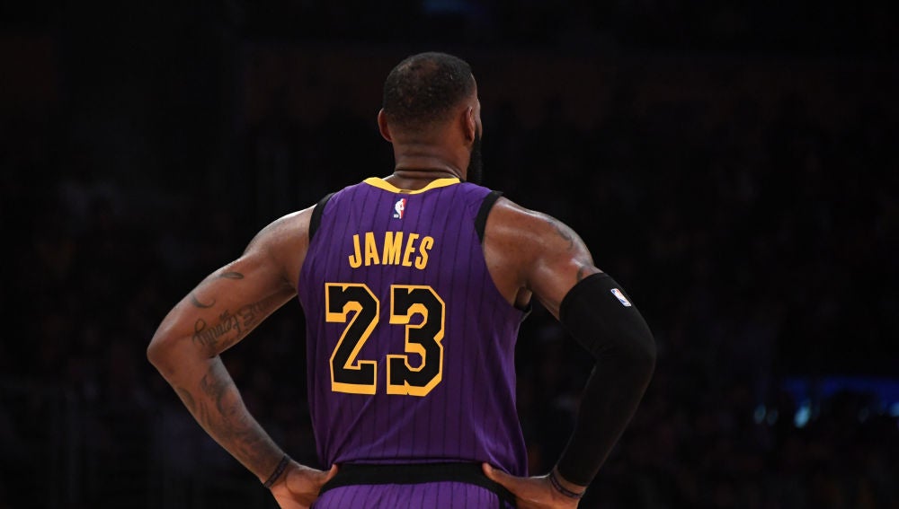 LeBron James, jugador de Los Angeles Lakers