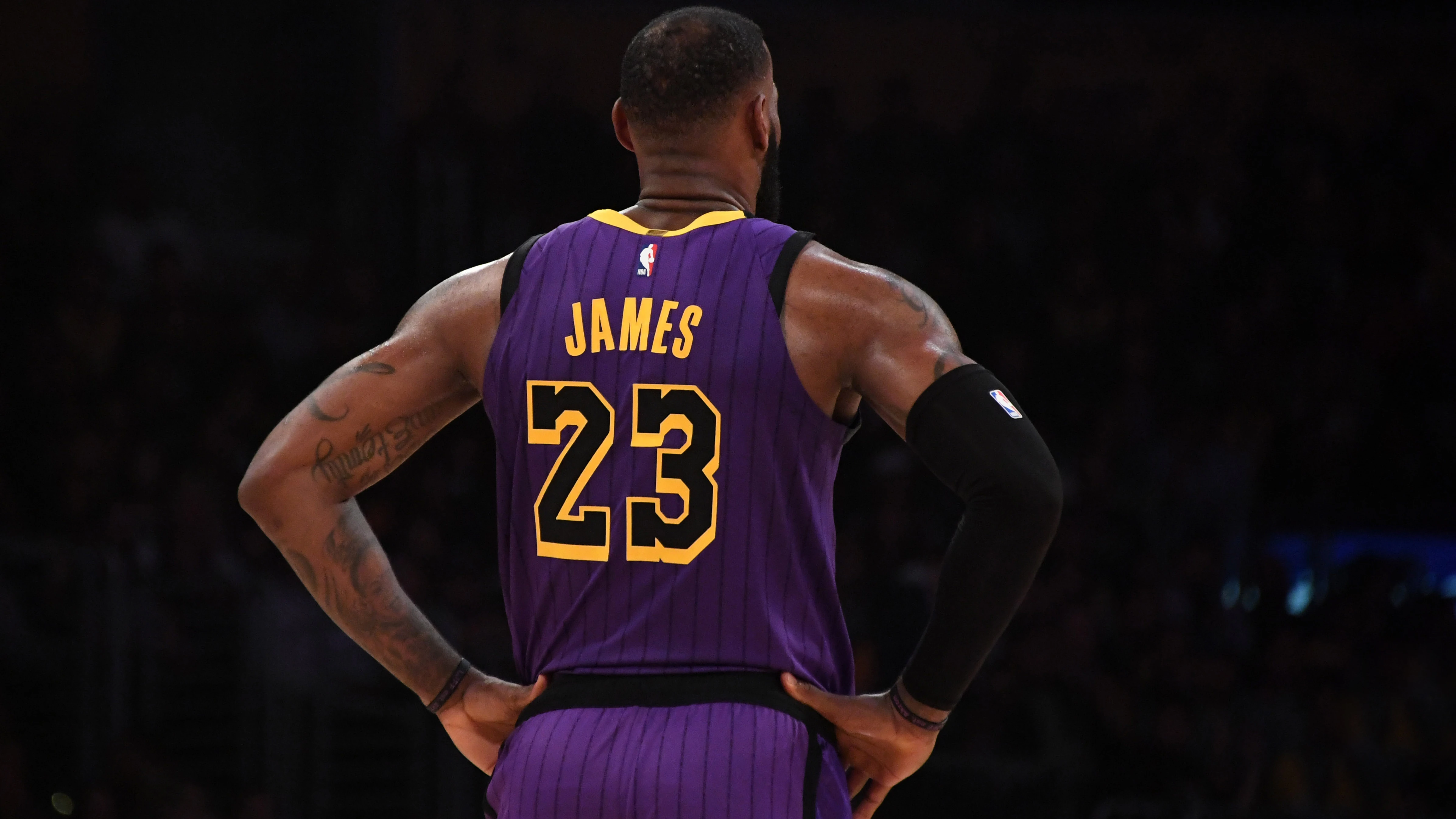 LeBron James, jugador de Los Angeles Lakers