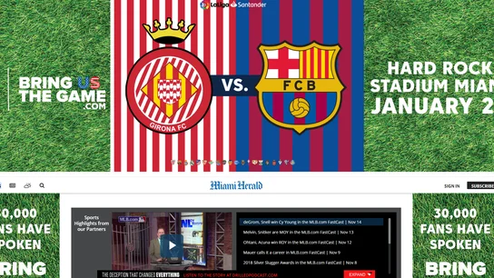 Girona vs FC Barcelona en el Miami Herald Girona vs FC Barcelona en el Miami Herald