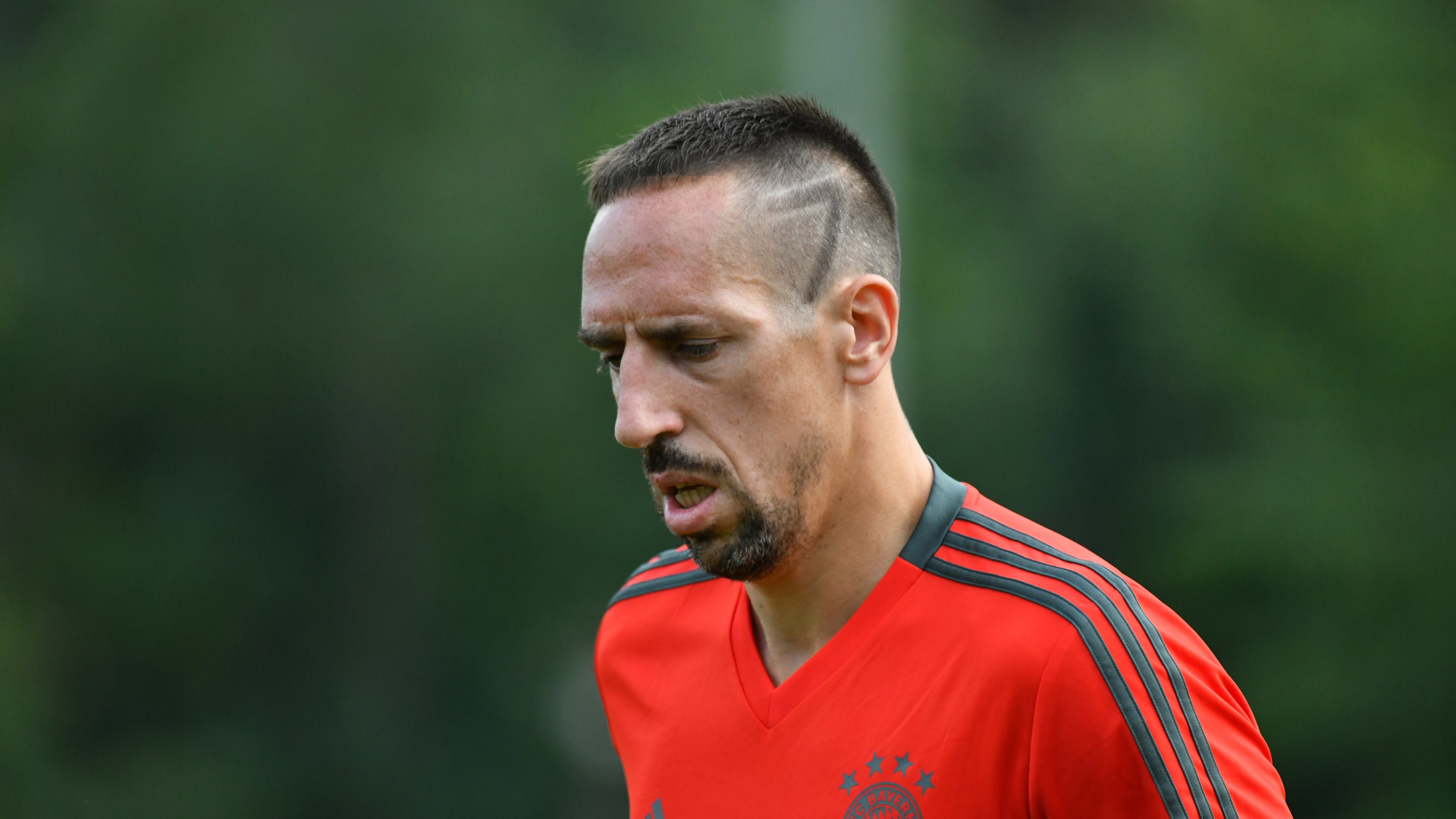 Ribery, durante un entrenamiento del Bayern de Múnich