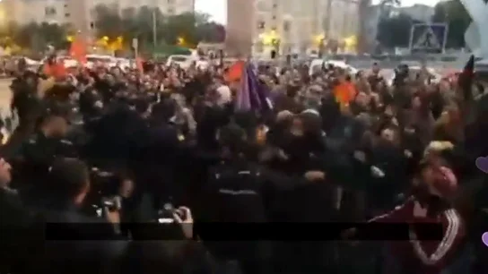 Varios detenidos en una protesta contra un acto de Vox en Murcia Varios detenidos en una protesta contra un acto de Vox en Murcia