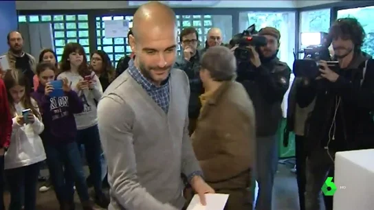 Pep Guardiola visita a los políticos catalanes presos en la cárcel de Lledoners Pep Guardiola visita a los políticos catalanes presos en la cárcel de Lledoners