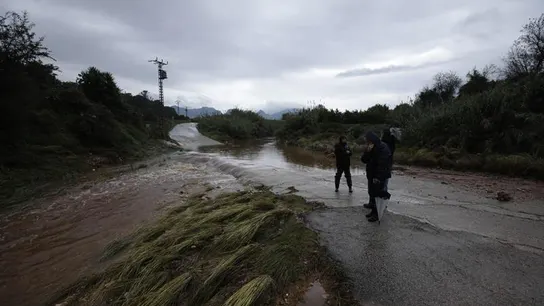 Zona de Marxuquera del término de Palma de Gandía afectada por la lluvia Zona de Marxuquera del término de Palma de Gandía afectada por la lluvia