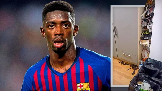 Así se encontraba la casa de Dembelé Así se encontraba la casa de Dembelé