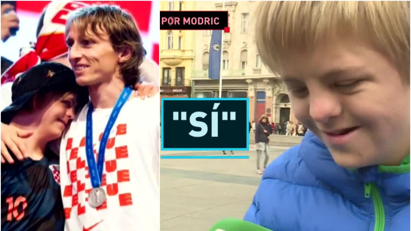 Peater, el joven que cumpli&oacute; su sue&ntilde;o junto a Modric