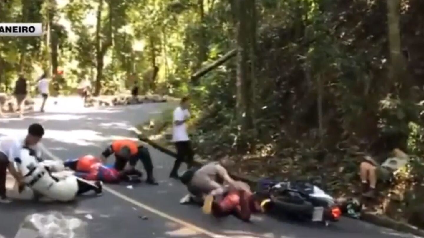 Brutal accidente