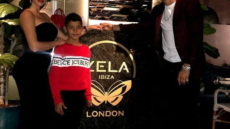 Cristiano y Georgina, tras la cena en Zela London