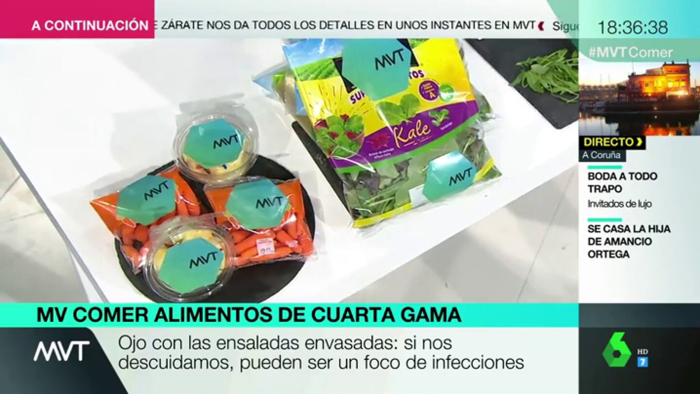 Productos envasados o de 'cuarta gama'