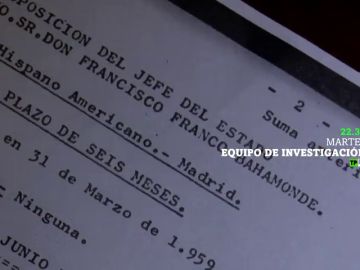 Equipo de Investigación saca a la luz las cuentas del dictador: 'Los papeles secretos de Franco', este martes en laSexta Equipo de Investigación saca a la luz las cuentas del dictador: 'Los papeles secretos de Franco', este martes en laSexta