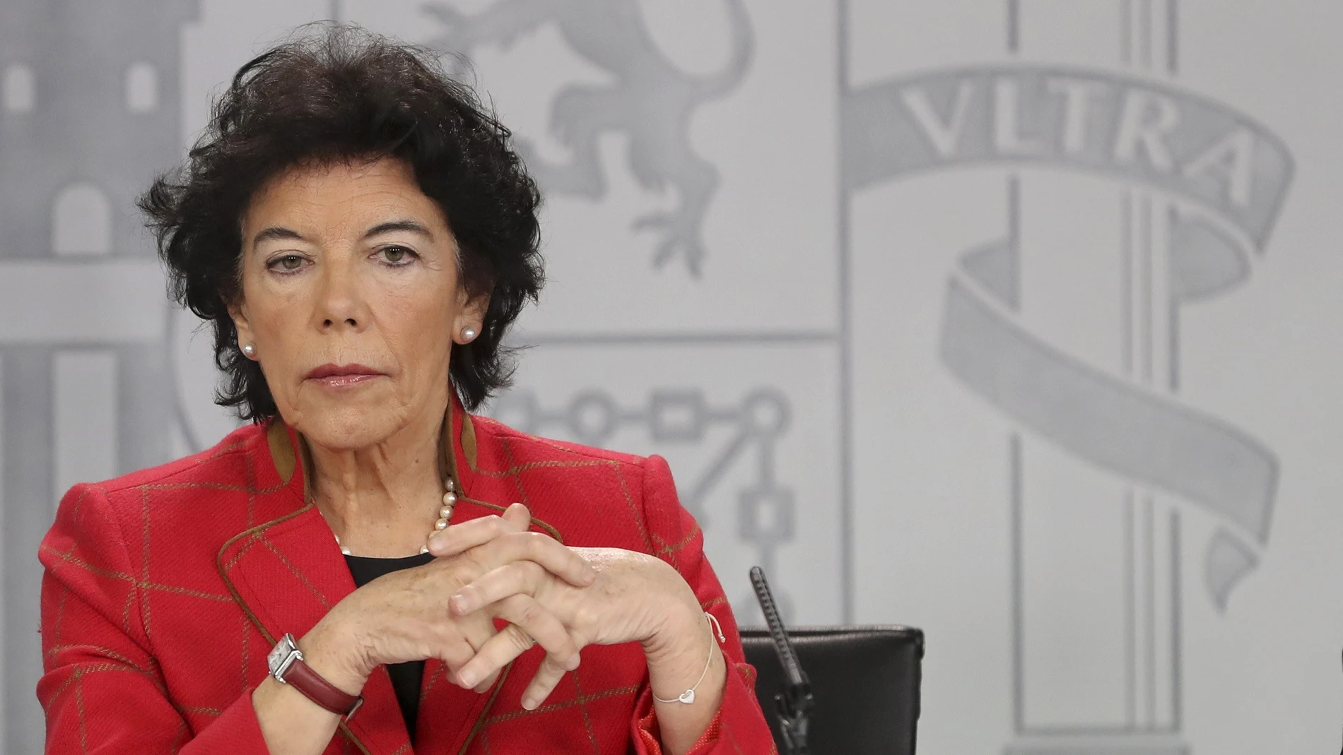 Isabel Celaá, portavoz del Gobierno de España