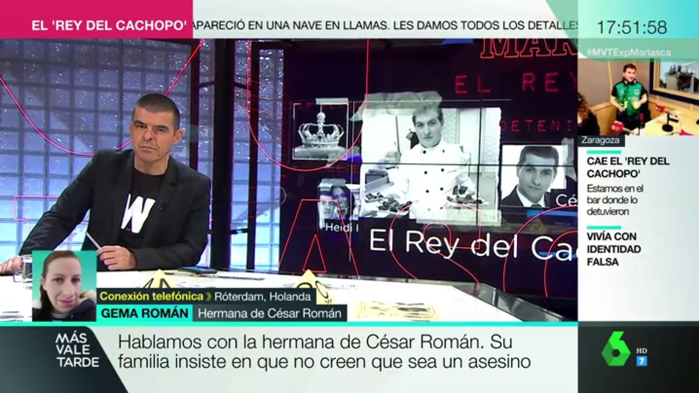 Entrevista a la hermana de C&eacute;sar Rom&aacute;n