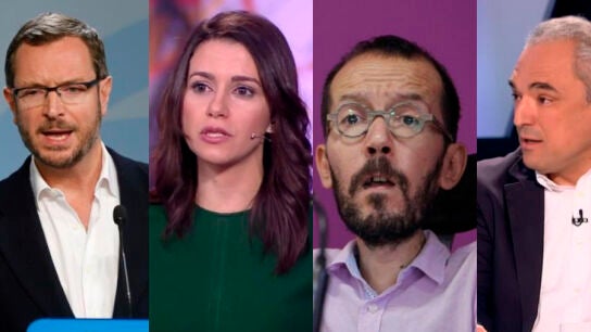 Maroto, Arrimadas, Echenique y Simancas visitan El Objetivo