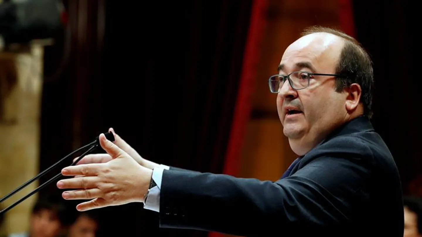 El líder del PSC, Miquel Iceta El líder del PSC, Miquel Iceta.