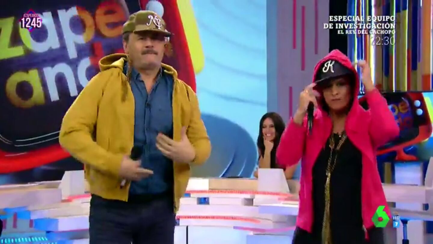 El rap de Lorena Castell y Miki Nadal