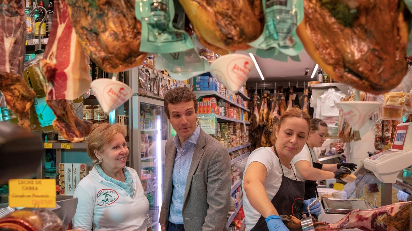 El presidente del PP, Pablo Casado