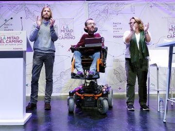 Pablo Echenique ante los medios Pablo Echenique ante los medios