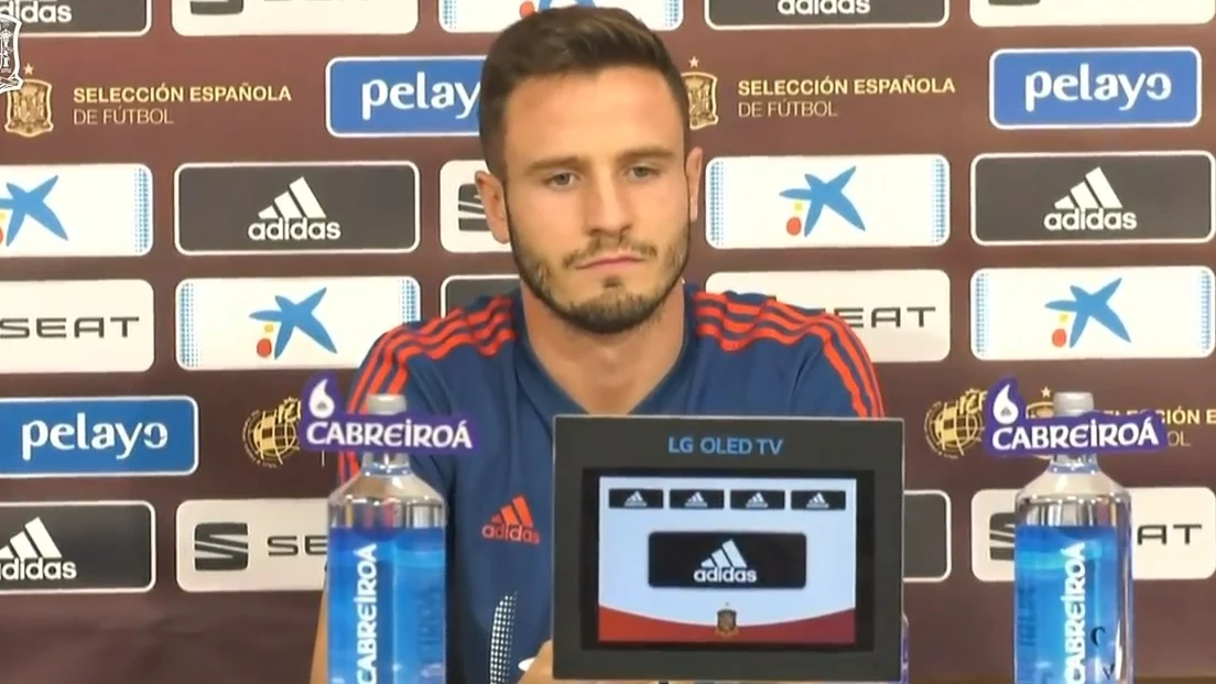 Saúl Ñíguez en rueda de prensa