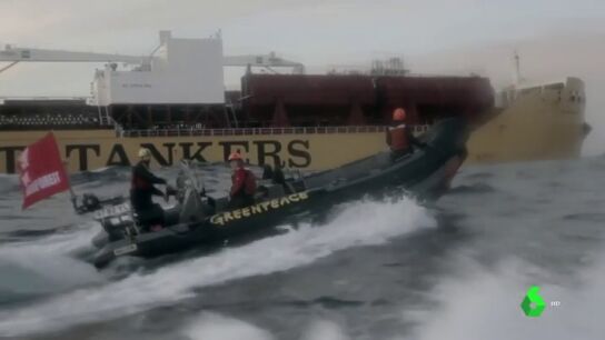 Activistas de Greenpeace