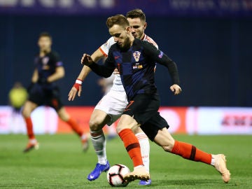 Ivan Rakitic, en el partido ante España Ivan Rakitic, en el partido ante España