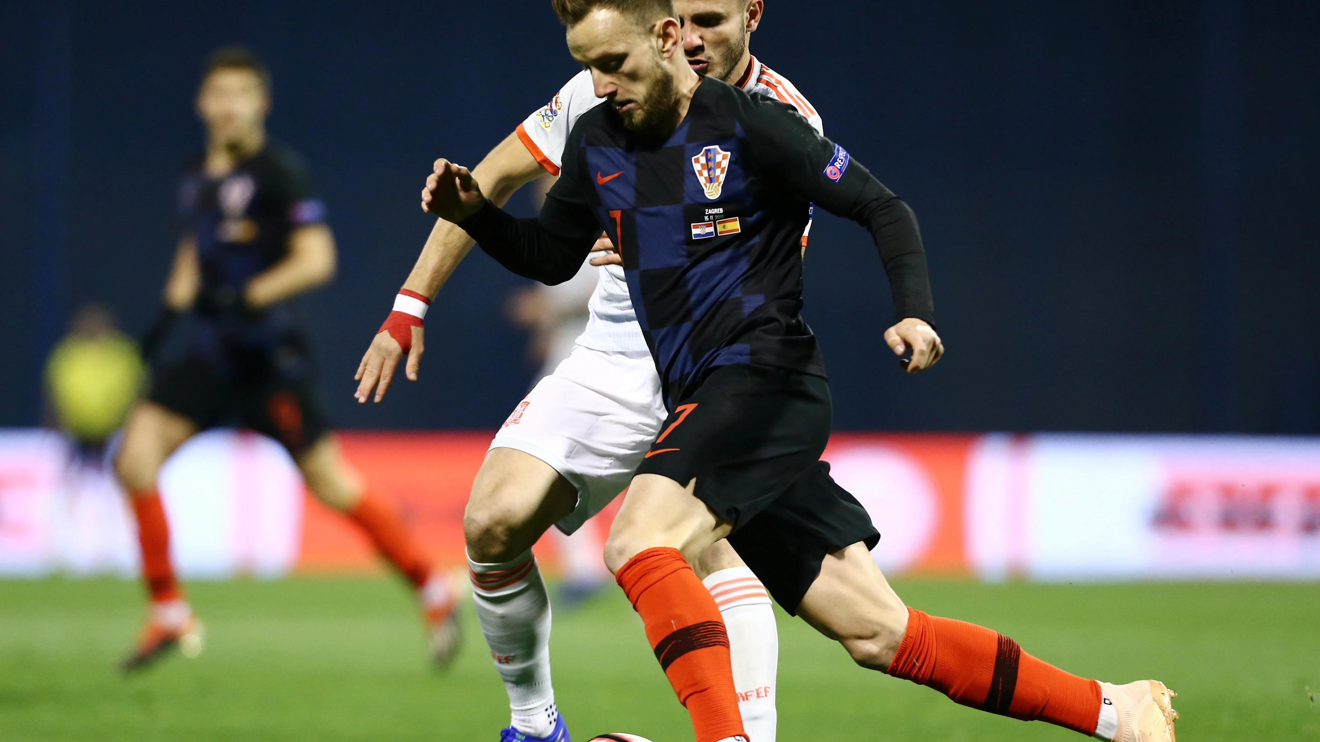 Ivan Rakitic, en el partido ante España