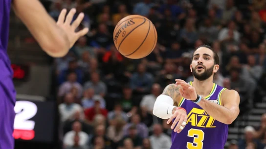 Ricky Rubio, en una acción con los Jazz Ricky Rubio, en una acción con los Jazz