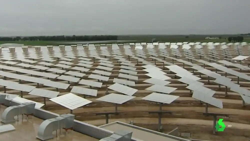 Imagen de paneles solares Imagen de paneles solares