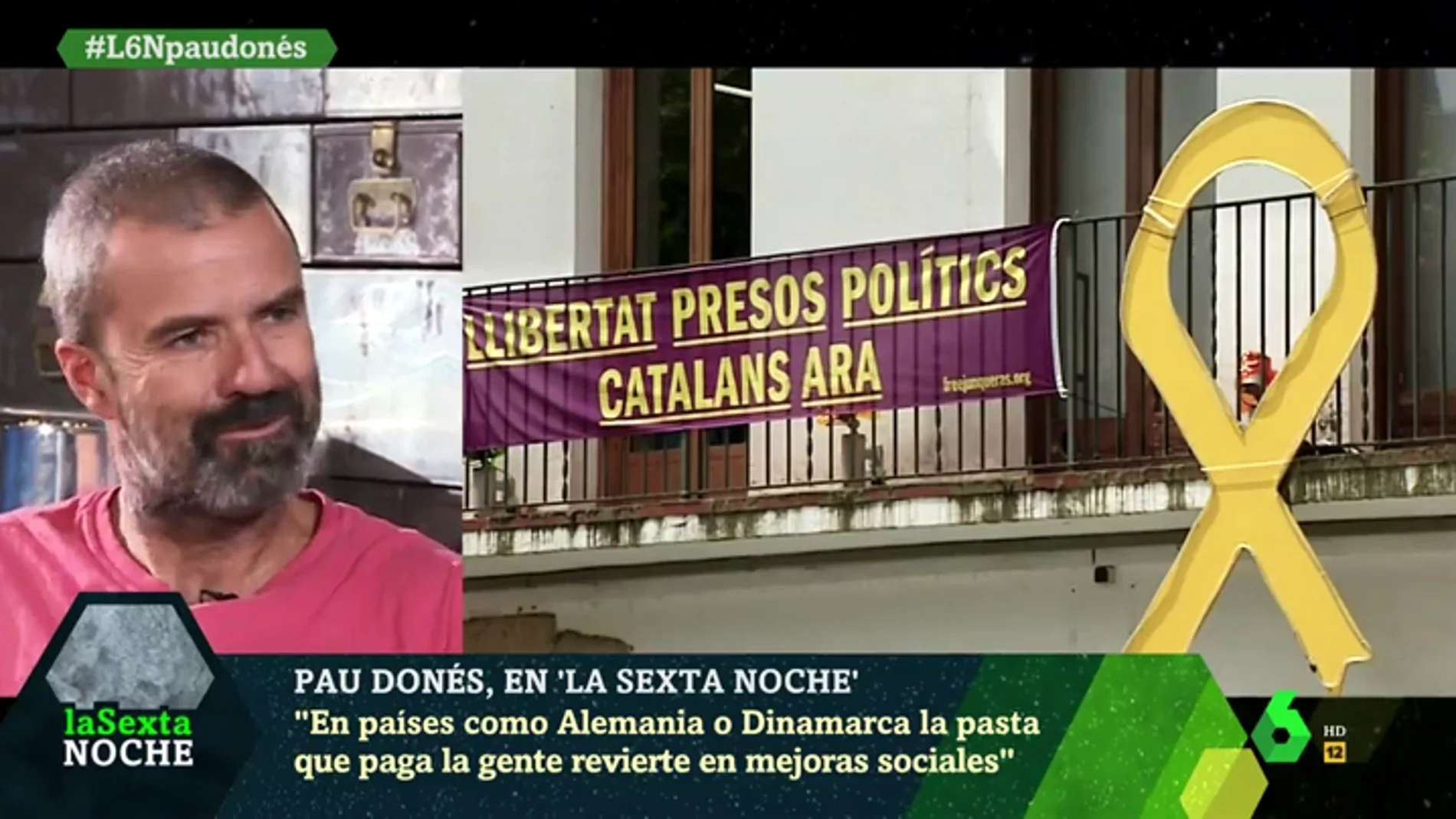 El análisis de Pau Donés sobre el conflicto en Cataluña: "A día de hoy hay presos políticos no violentos en la cárcel"