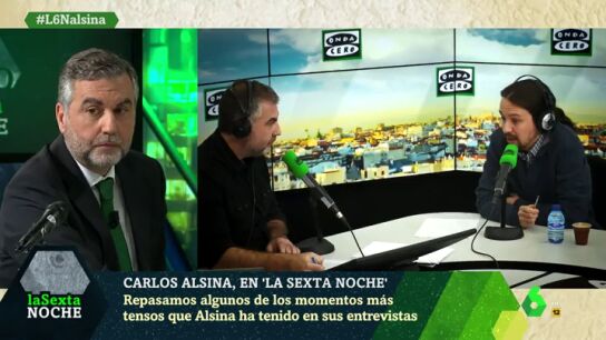 Pablo Iglesias, Juan Luis Cebri&aacute;n, Aznar, Garc&iacute;a Egea&hellip; los momentos m&aacute;s tensos de Carlos Alsina en M&aacute;s de uno