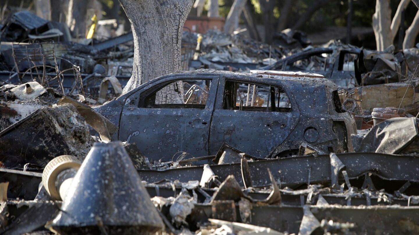 Estragos de los incendios en California