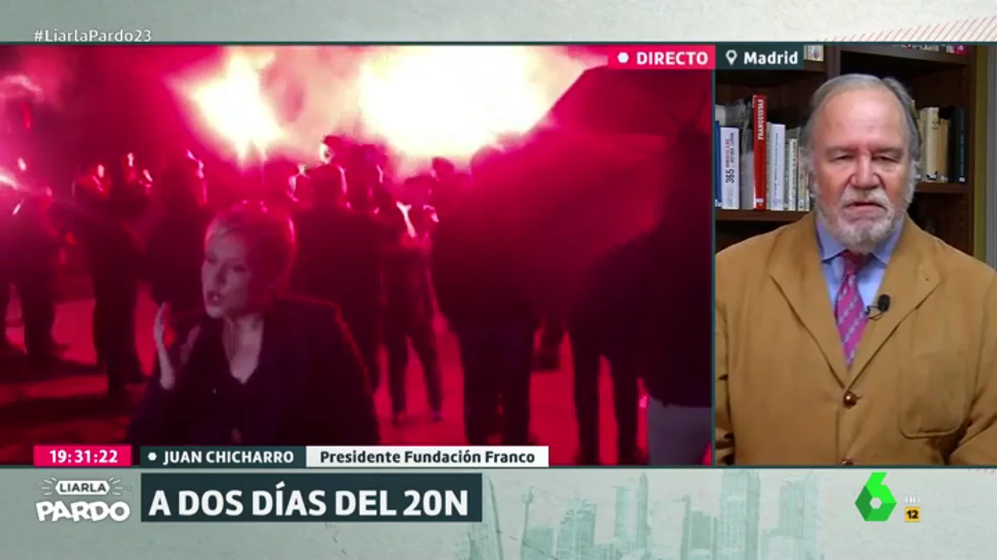 Juan Chicharro, presidente de la Fundación Francisco Franco Juan Chicharro, presidente de la Fundación Francisco Franco