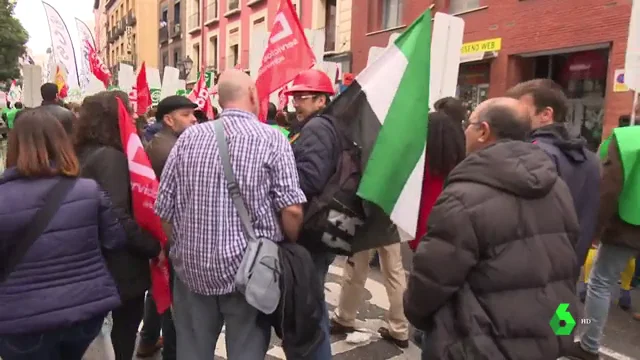 Imagen de la manifestación en Madrid por la saturación de los juzgados de cláusulas suelo