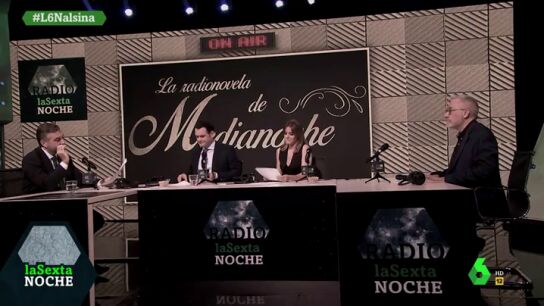 La desternillante 'radionovela de medianoche' de Carlos Alsina, I&ntilde;aki L&oacute;pez, Andrea Ropero y Xavier Sard&aacute; (con cameo del se&ntilde;or Casamajor incluido) 