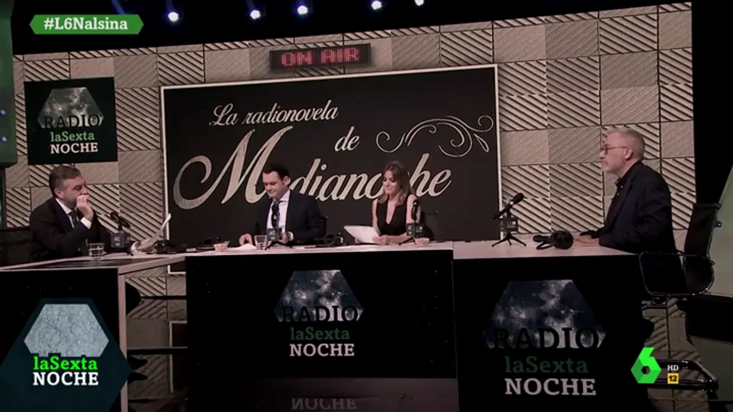 La desternillante 'radionovela de medianoche' de Carlos Alsina, Iñaki López, Andrea Ropero y Xavier Sardá (con cameo del señor Casamajor incluido) La desternillante 'radionovela de medianoche' de Carlos Alsina, Iñaki López, Andrea Ropero y Xavier Sardá (con cameo del señor Casamajor incluido)