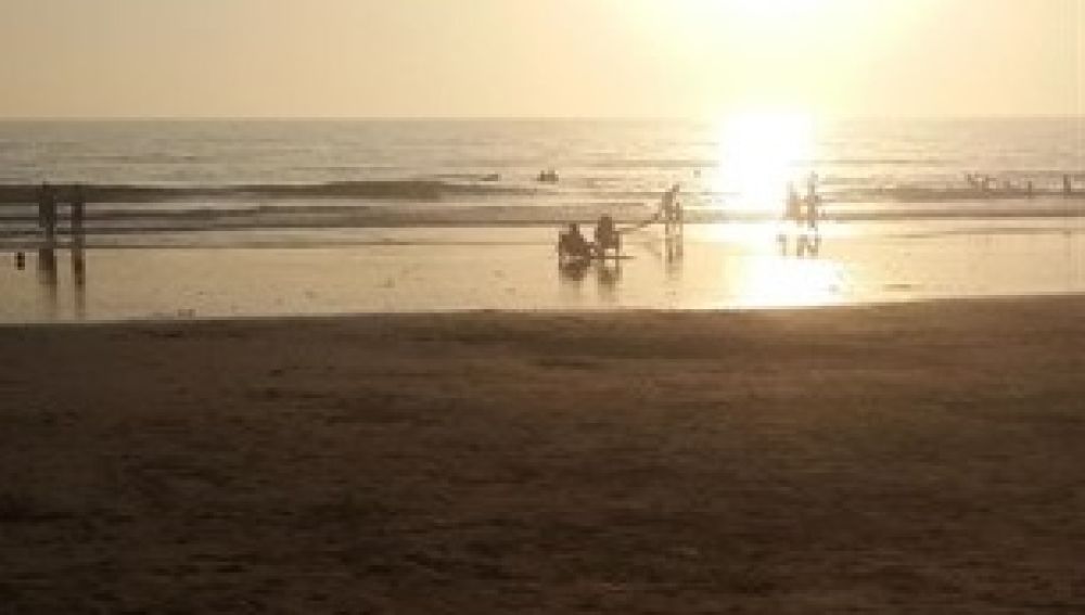 Imagen de archivo de una playa