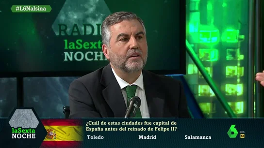 laSexta Noche somete a Carlos Alsina al 'test de españolidad' que realiza a sus entrevistados en Más de uno laSexta Noche somete a Carlos Alsina al 'test de españolidad' que realiza a sus entrevistados en Más de uno