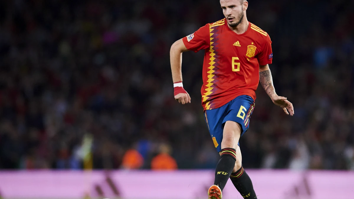 Saúl Ñíguez, con España