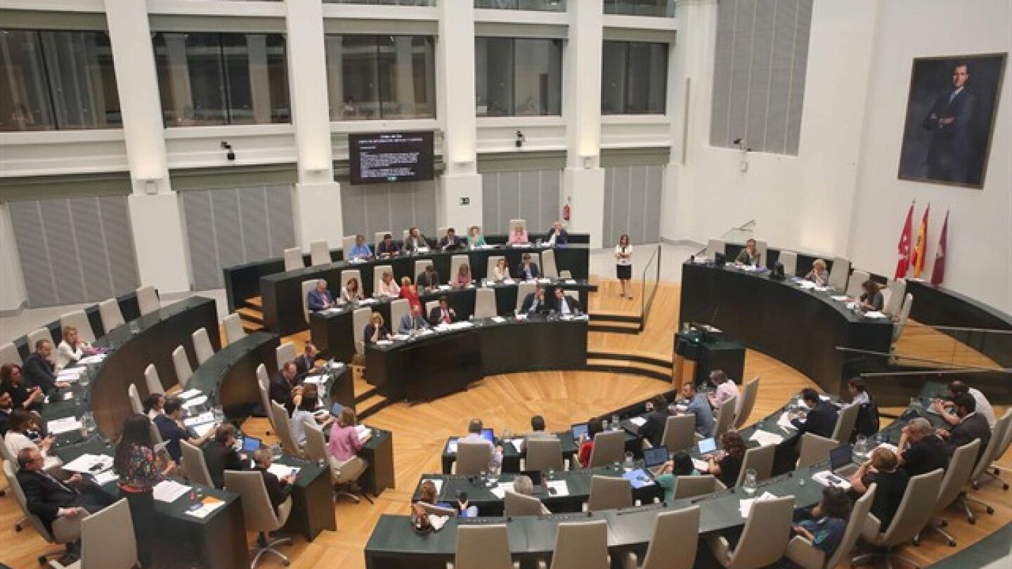 Imagen del pleno del Ayuntamiento de Madrid