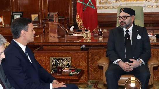 Pedro Sánchez y Mohamed VI en una imagen de archivo Pedro Sánchez y Mohamed VI en una imagen de archivo